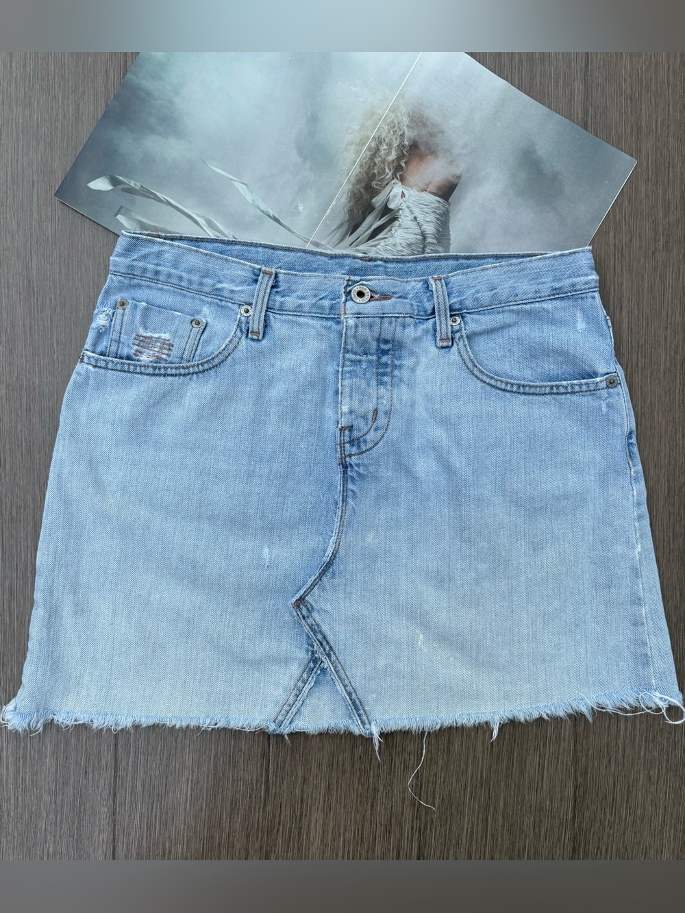 Y2K Ralph Lauren Polo Jeans Heather Skirt Knee Length Size 8